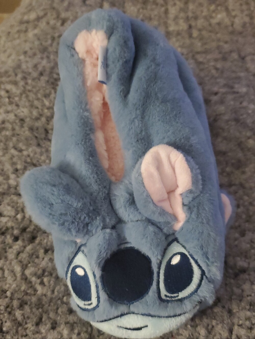 Disney Plush Stitch Blue & Pink Slipper UK6/EURO 39